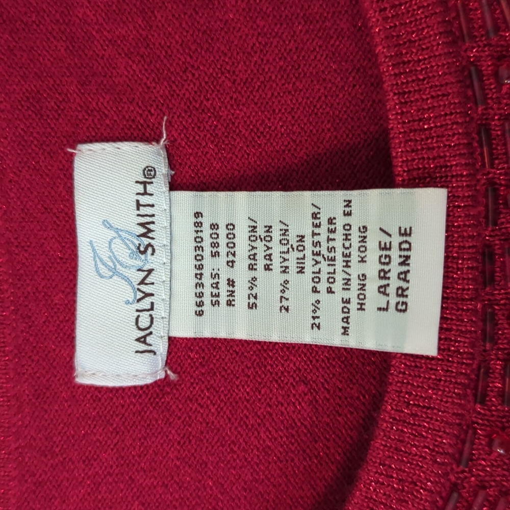 Jaclyn Smith Beaded Top - Picture 3 of 10